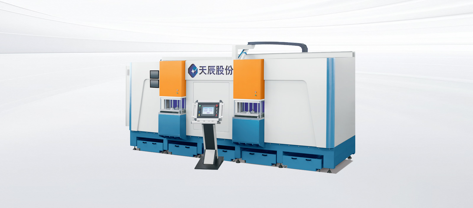 LXD?S7-CNC-350雙工作臺數控端面銑床